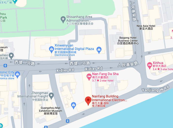 GuangZhou Flagship Store Google Map