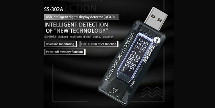 Good USB Intelligent digital display detector，good mobile phone repair tools