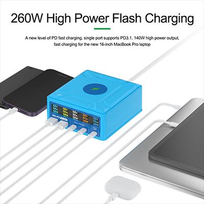 NEW PRODUCT IS COMING---THE BEST MULTI-PORT GAN CHARGER (RL-304R  260W)