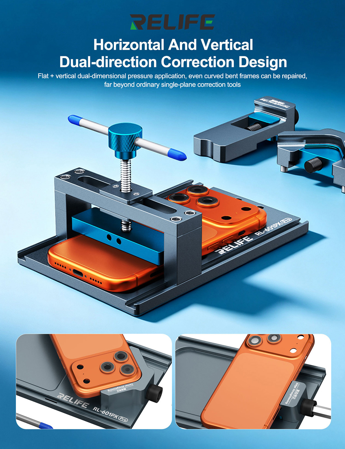 RELIFE RL-601PX Pro Multifunctional frame correction tool Features