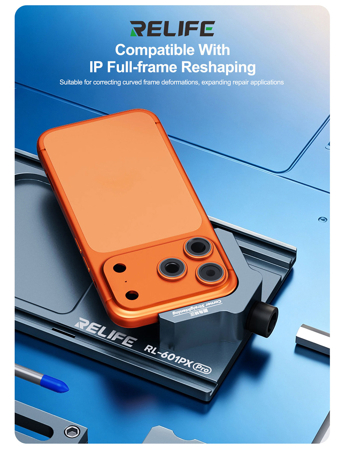 RELIFE RL-601PX Pro Multifunctional frame correction tool Features