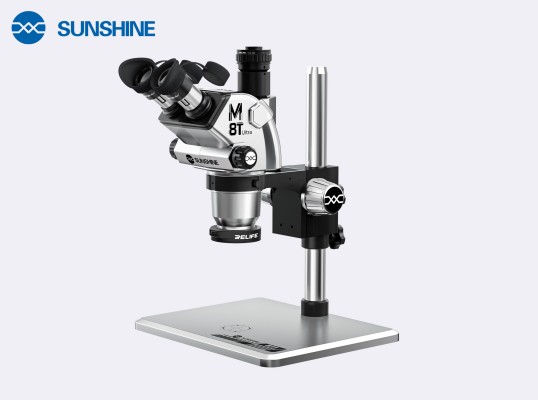 Microscopio estereoscópico trinocular SUNSHINE M8T Ultra