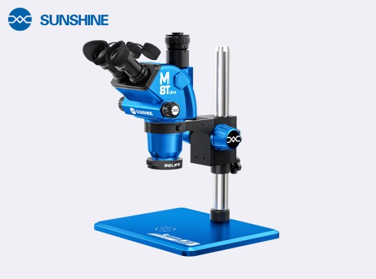 Microscopio estereoscópico trinocular SUNSHINE M8T Ultra