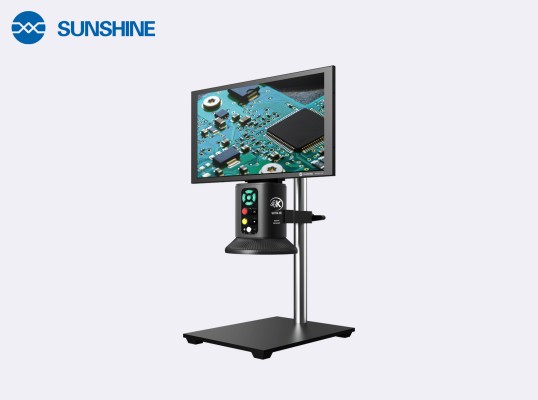SUNSHINE MS10E-04  Microscopio Digital 4k HD Pantalla De 10.1 Pulgadas