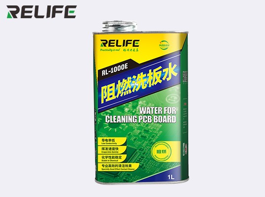 RELIFE RL-1000E Agua retardante de llama ecológica para limpiar placas de circuito impreso