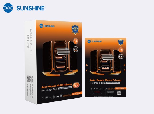 SUNSHINE SS-075ES Película de hidrogel mate antiprivacidad de reparación rápida y resistente a la presión