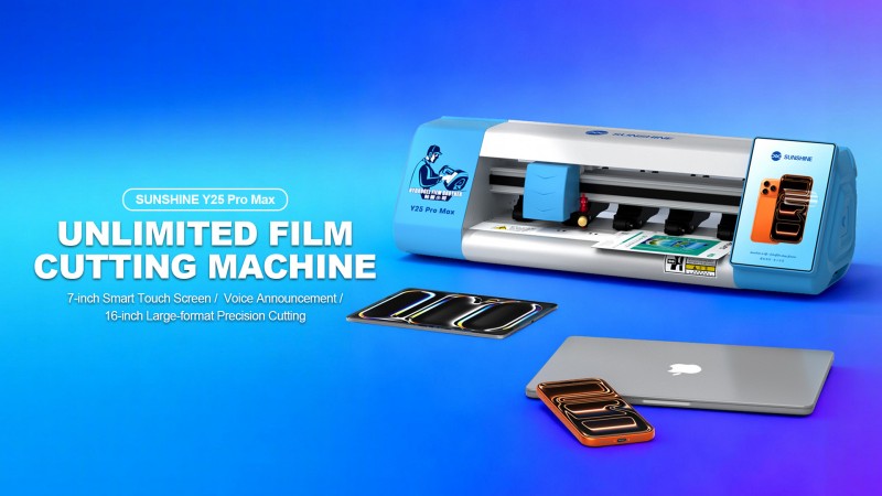 SUNSHINE Y25 Pro Max Unlimited film cutting machine 7-inch