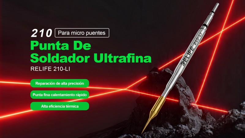 RELIFE 210-LI Punta de soldador ultrafina