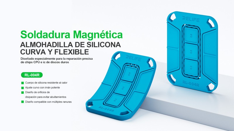 RELIFE RL-004R Almohadilla magnética curva para soldadura