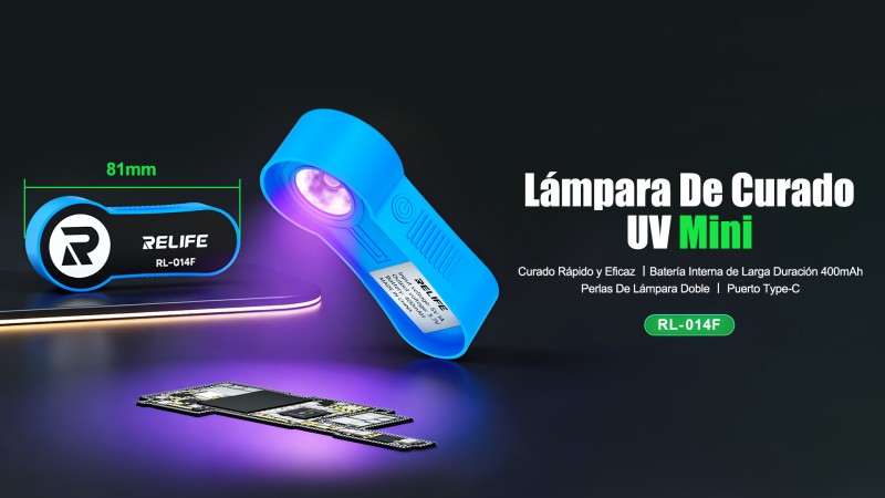 RELIFE RL-014F Lámpara UV mini de curado