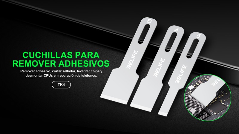 RELIFE TK4  Cuchilla Multifuncional para Quitar Pegamento