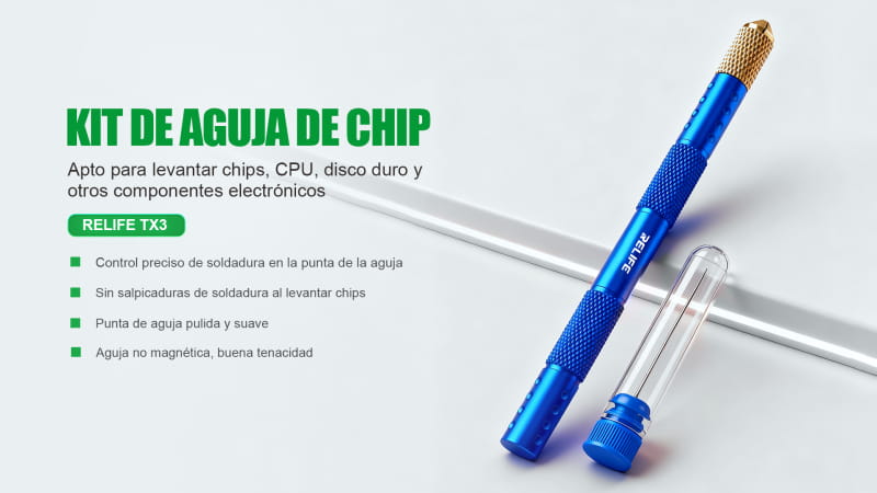 RELIFE TX3 Kit de aguja de chip
