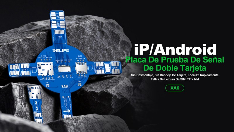 RELIFE XA6 Placa De Prueba De Señal De Doble Tarjeta