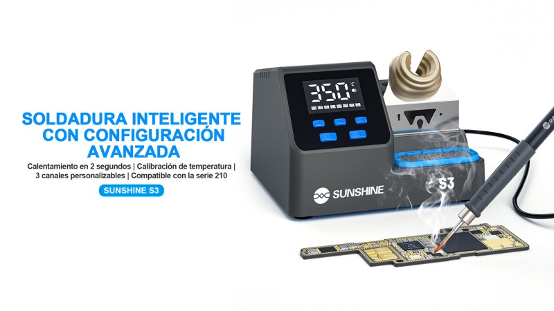 SUNSHINE S3 Estación de soldadura inteligente 210